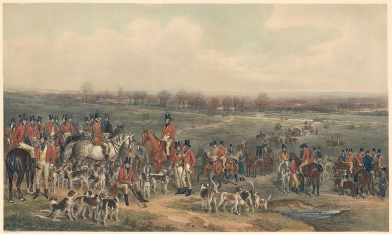 Item nr. 135323 The Meeting of Her Majesty's Stag Hound on Ascot Heath. Sir Francis Grant.