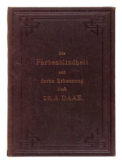 Die Farbenblindheit.
