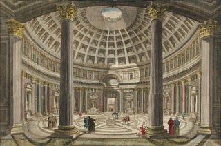 Item nr. 135783 The Inside of the Pantheon at Rome. European School