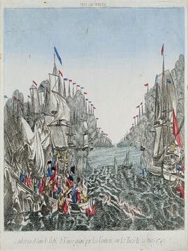 Combat naval dans le Golfe de Venise gagne par les Venitiens...