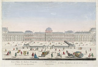 Le Palais des Tuileries du cote de la Cour.