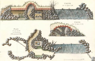 Item nr. 137976 Pl. 19. Plan de la Grotte et Tombeau d'Ermenonville. Jardins Anglo-Chinois et...