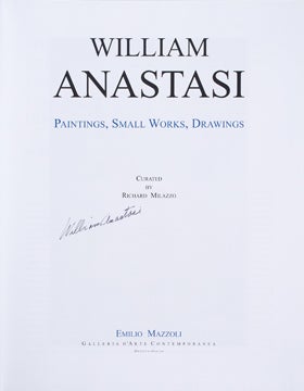 WILLIAM ANASTASI: Paintings, Small Works, Drawings
