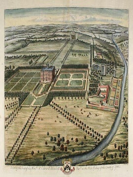Item nr. 141396 Plate 53. Newby the Seat of the Honble. Sr. Edward Blackett Barett. in the West...