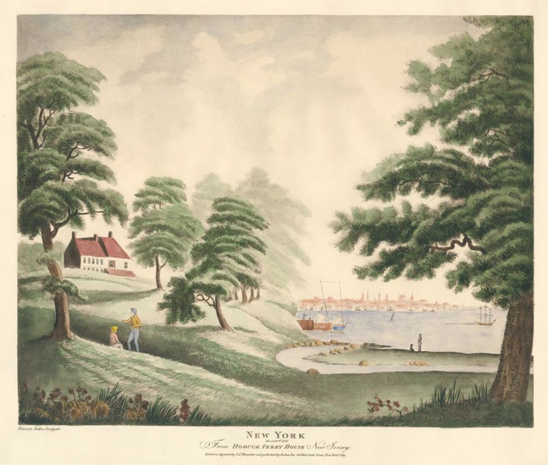 Item nr. 141445 New York From hobuck Ferry House, New Jersey. after Francis Jukes.