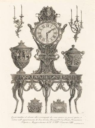 Item nr. 142740 63. Furniture including a side table designed for Cardinal Rezzonico. Giovanni...