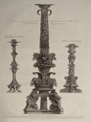 Item nr. 142756 100. Al Signor Carlo Morris Cavaliere Inglese. Giovanni Battista Piranesi