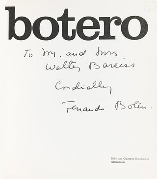 BOTERO. [INSCRIBED]