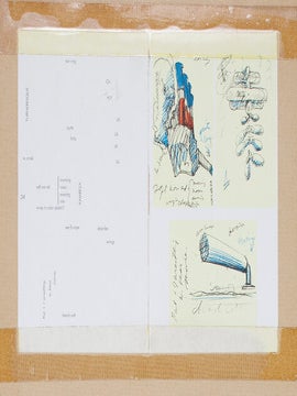 Notes in Hand. ORIGINAL PUBLISHER'S MAQUETTE.