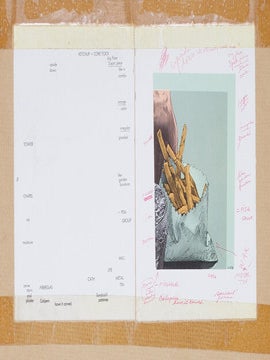 Notes in Hand. ORIGINAL PUBLISHER'S MAQUETTE.