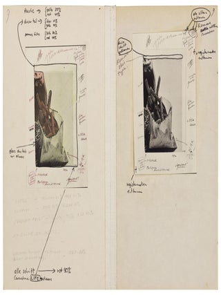 Notes in Hand. ORIGINAL PUBLISHER'S MAQUETTE.