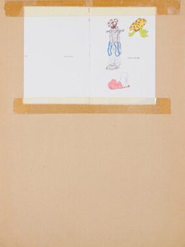 Notes in Hand. ORIGINAL PUBLISHER'S MAQUETTE.