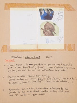 Notes in Hand. ORIGINAL PUBLISHER'S MAQUETTE.