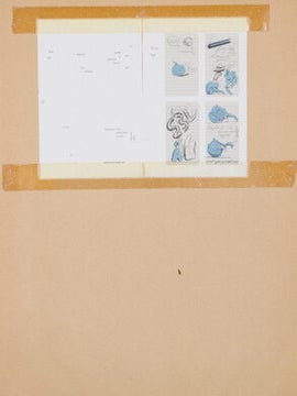 Notes in Hand. ORIGINAL PUBLISHER'S MAQUETTE.