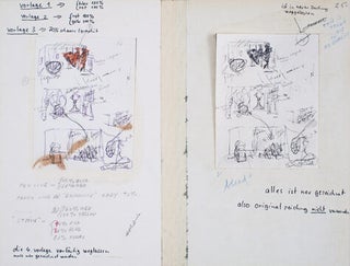 Notes in Hand. ORIGINAL PUBLISHER'S MAQUETTE.