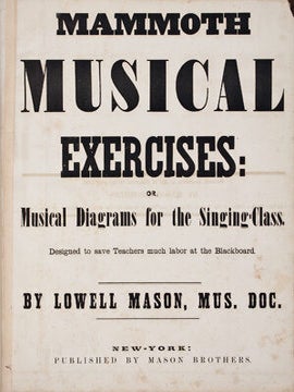 Mammoth musical exercises...
