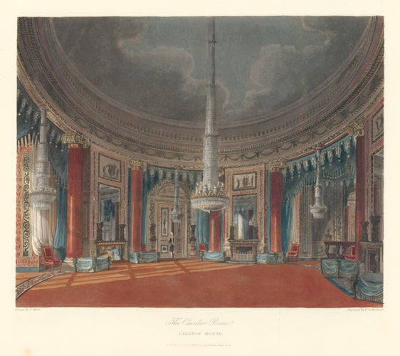 Item nr. 147617 The Circular Room, Carlton House. The History of the Royal Residences. W. H. Pyne, Pyne.