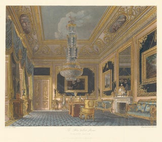 Item nr. 147618 The Blue Velvet Room, Carlton House. The History of the Royal Residences. W. H....