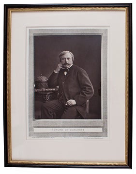 Item nr. 148780 Photograph of Edmond de Goncourt. Nadar, Goncourt