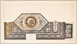 Item nr. 149752 Dessin d'un tapis pur le Cabinet de Travail de S.A.R. Mme. la Duchesse Angouleme...