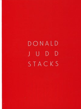 DONALD JUDD: Stacks