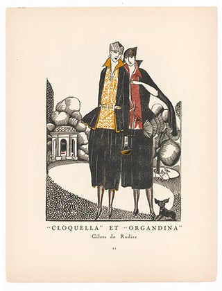 Item nr. 150742 Cloquella et Organdina. Rodier. French School, Gazette du Bon Ton