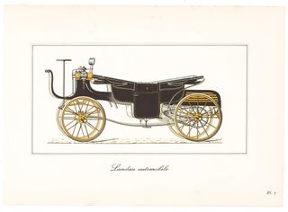 Landau automobile. 19th century automobile