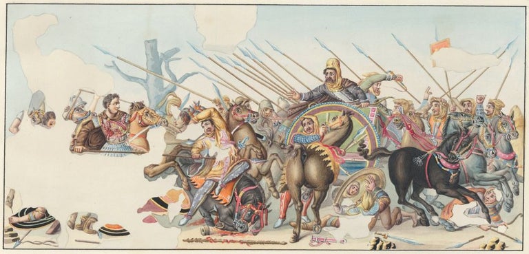 Item nr. 151515 Battle of Issus between Alexander and Darius. Neapolitan School.