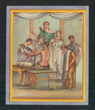 Item nr. 151517 Admetus listening to the reading of the Oracle. Neapolitan School