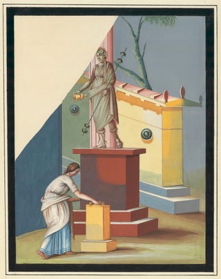Item nr. 151523 Woman making an offering. Neapolitan School