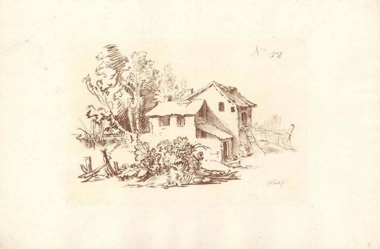 Item nr. 151618 Landscape with farmhouse. Gabriel Smith.