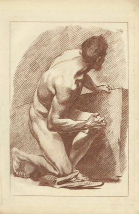 Item nr. 151627 Kneeling male nude. Gabriel Smith