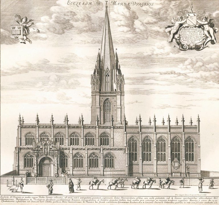 Item nr. 151793 St. Mary's Church. Oxonia Illustrata. David Loggan.