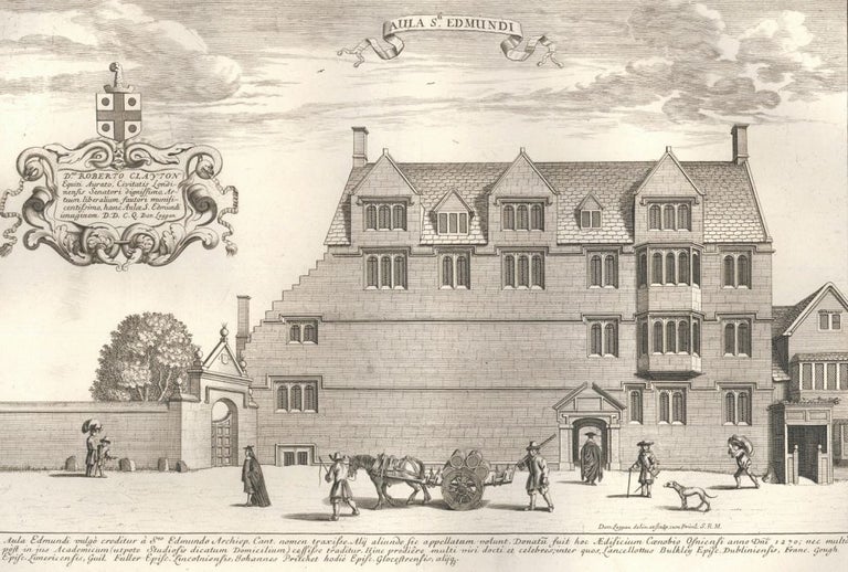 Item nr. 151794 St. Edmund Hall. Oxonia Illustrata. David Loggan.