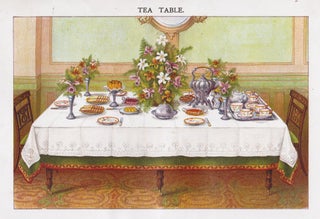 Item nr. 152069 Tea Table. Mrs. Beeton's Book of Household Management. Isabella Beeton