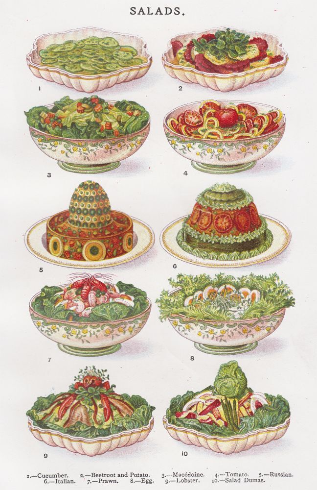 Salads. Mrs. Beeton's Book of Household Management | Isabella Beeton