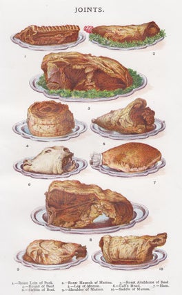 Item nr. 152080 Joints (Pork, Beef and Mutton). Mrs. Beeton's Book of Household Management....
