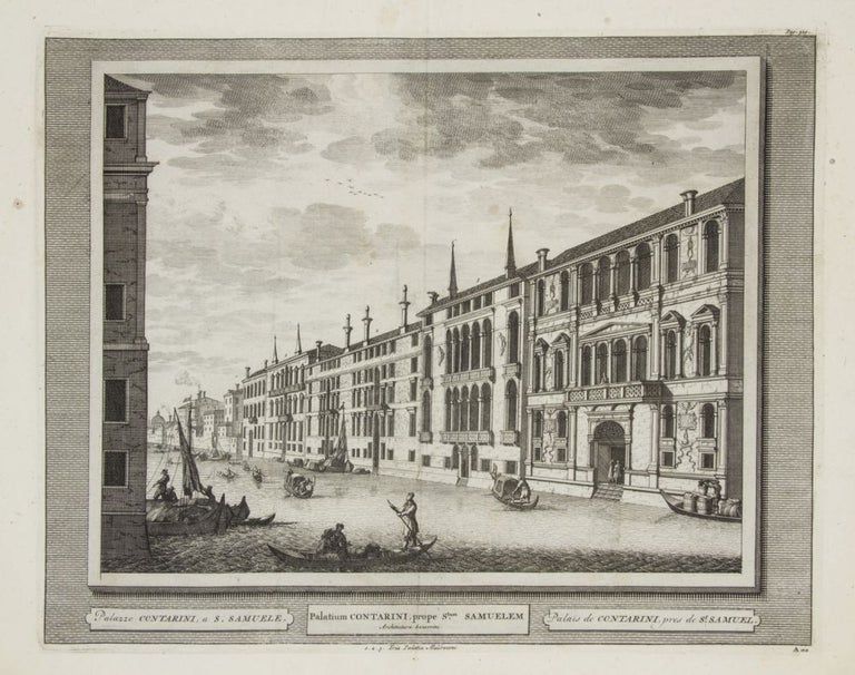 Item nr. 152086 Palazzo Contarini, a S. Samuele. Pierre van der Aa, Pierre van der Aa.