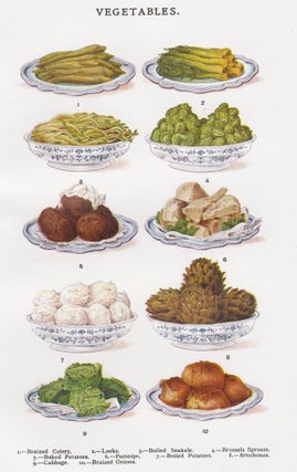 Item nr. 152096 Vegetables. Mrs. Beeton's Book of Household Management. Isabella Beeton