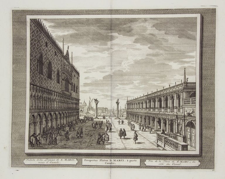 Item nr. 152098 Veduta della Piazza di S. Marco, verso il Canale. Pierre van der Aa, Pierre van der Aa.