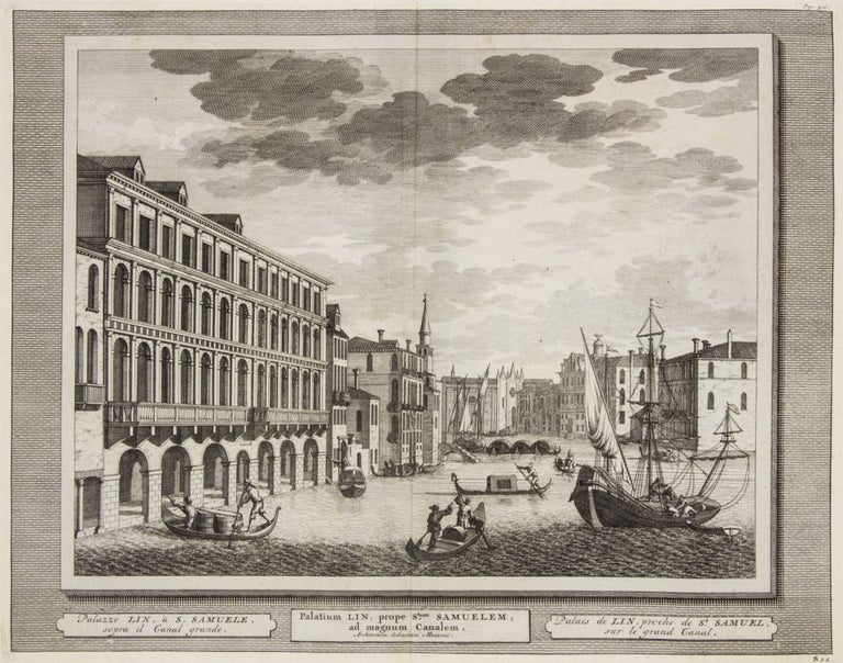Item nr. 152101 Palazzo Lin, a S. Samuele, sopra il Canal grande. Pierre van der Aa, Pierre van der Aa.