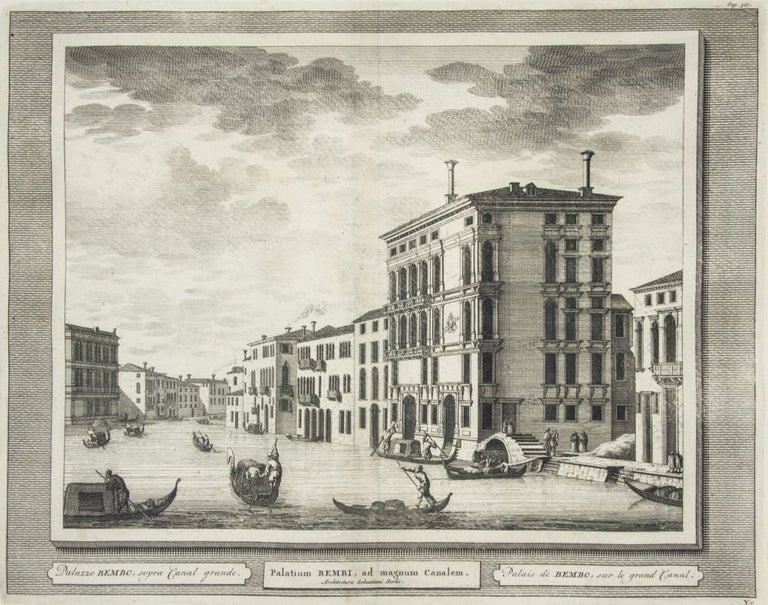 Item nr. 152113 Palazzo Bembo, sopra Canal grande. Pierre van der Aa, Pierre van der Aa.