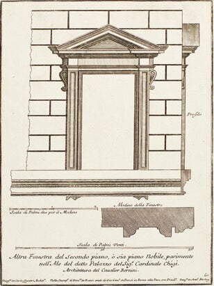 Item nr. 152129 Altra Finesetra del secondo piano o sia piano nobile parimente nell' Ale del...