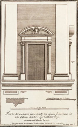 Item nr. 152132 Finestra del medesimo piano Nobile con diverso frontespizio del detto Palazzo...