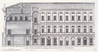 Veduta di Dentro del Palazzo del Card. Alessandrino Hoggi Dell' Emin. Palazzi di Roma de Piu Celebri Architetti.