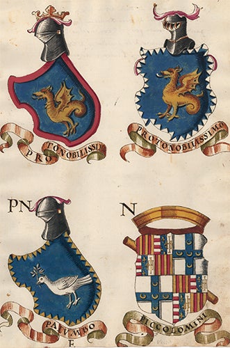 Item nr. 152417 Pl. 109. Italian Family Coats of Arms. Italian School.