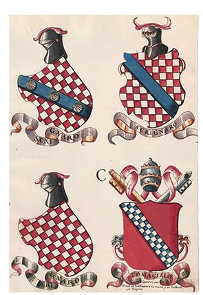 Pl. 131. Italian Family Coats of Arms.