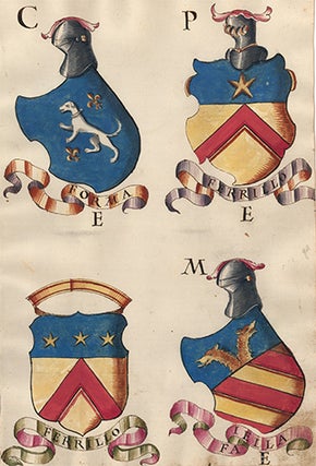 Pl. 60. Italian Family Coats of Arms.