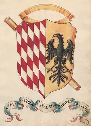 Item nr. 152427 Pl. 172. Italian Family Coats of Arms. Italian School