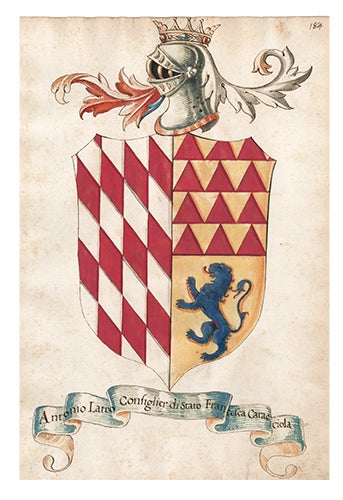 Item nr. 152428 Pl. 184. Italian Family Coats of Arms. Italian School.